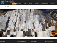 Tablet Screenshot of completemarbleandgranite.com.au